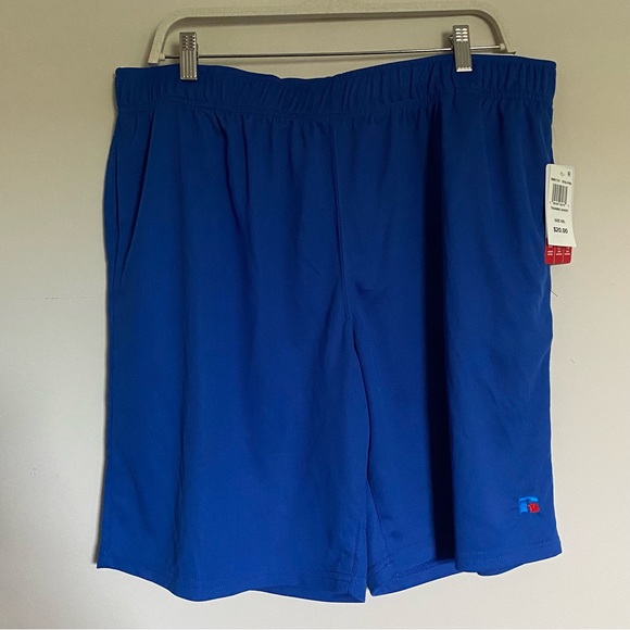 Russell athletic men’s regular fit 9” inseam training short w/ pockets blue XXL - Picture 4 of 4